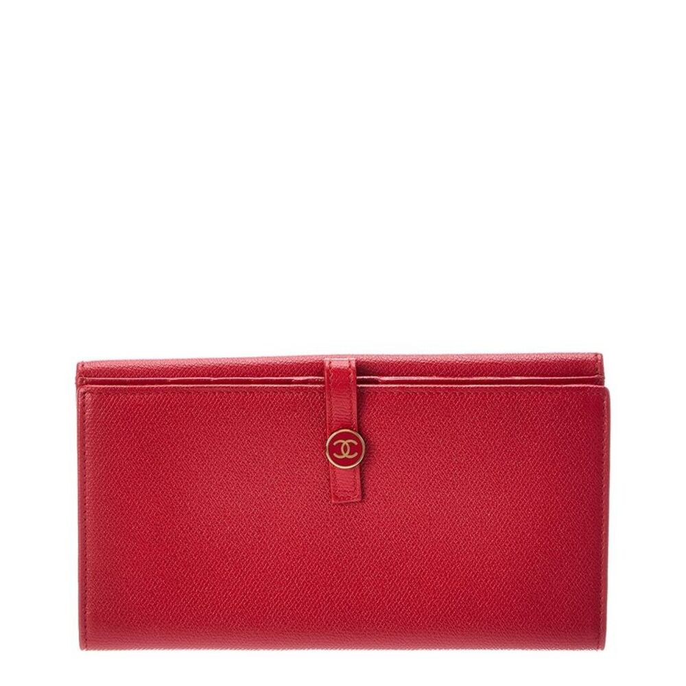 Chanel Coco Button Bifold Purse (Authentic Pre-Loved)